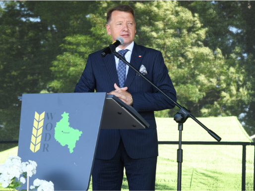 Jednym z gości na targach był poseł Leszek Galemba