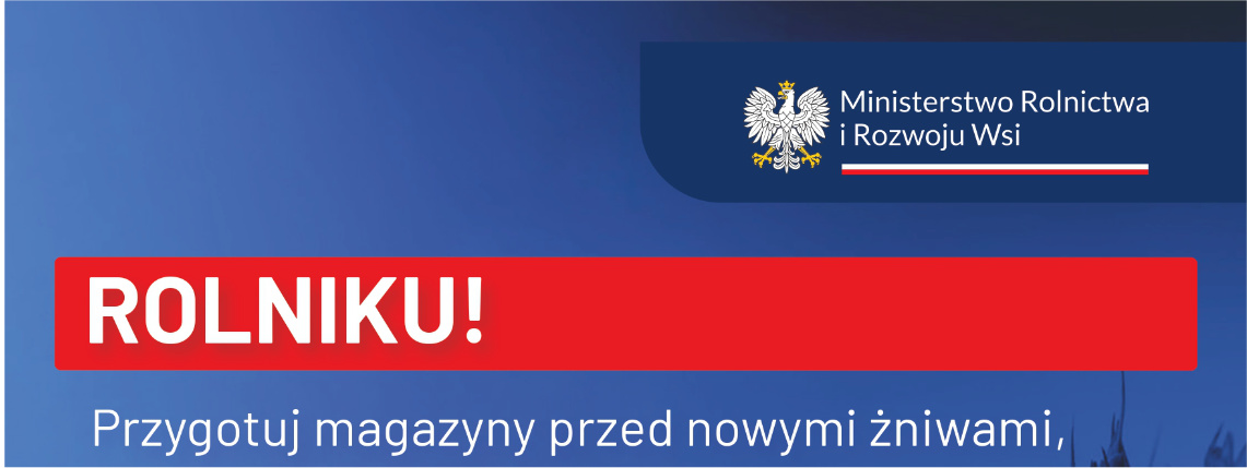 Rolniku, przygotuj magazyny przed nowymi żniwami Grafika Ilustracyjna