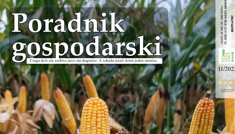 Listopadowy Poradnik Gospodarski pobierz! okładka listopadowego PG
