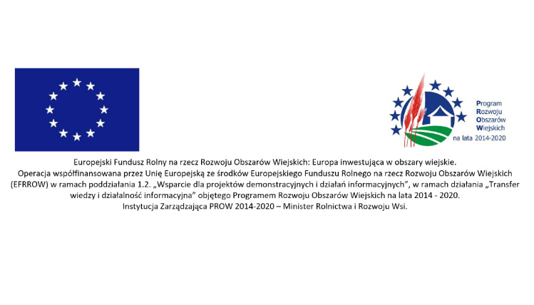 Demonstracje nowoczesnych technologii chowu i hodowli bydła ras mięsnych logotypy programu transfer wiedzy