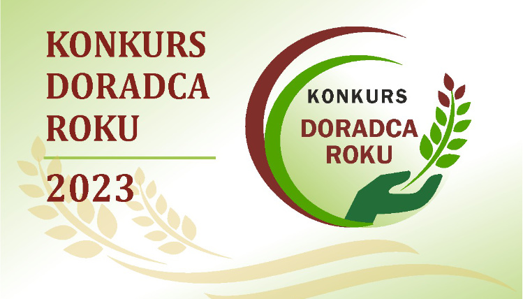 Ogólnopolski konkurs "Doradca Roku" Grafika informacyjna o Konkursie Doradca Roku.