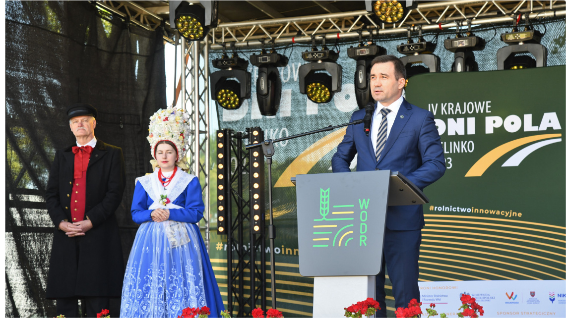 Pierwszy dzień Krajowych Dni Pola Sielinko 2023 już za nami - WODR