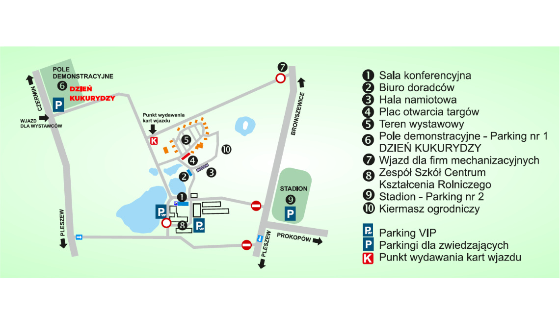 Mapa parkingu i dojazdu.