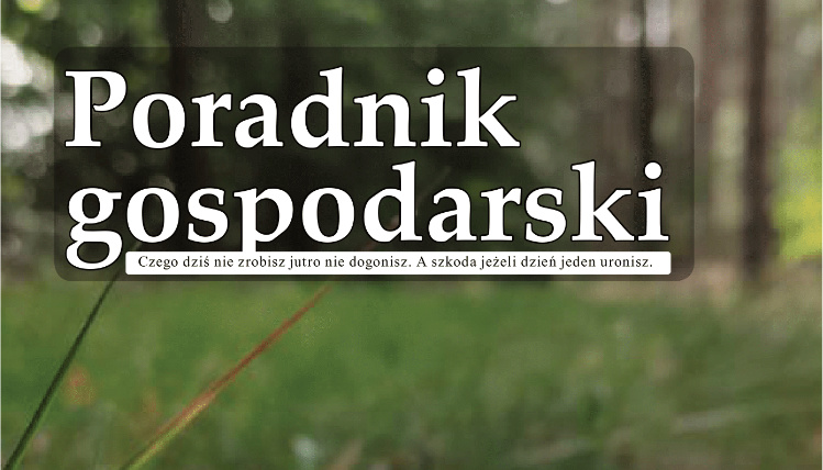 Październikowy numer Poradnika Gospodarskiego już dostępny! Napis Poradnik gospodarski.