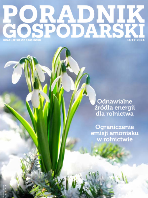 Okładka Poradnika Gospodarskiego numer luty 2024