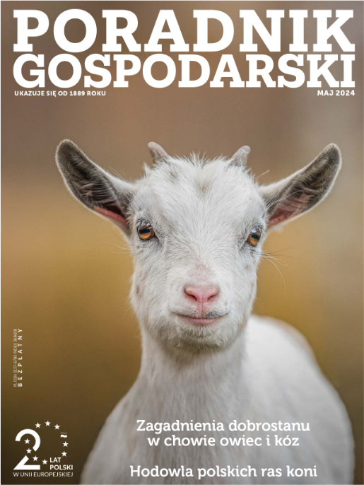 Okładka majowego numeru Poradnika Gospodarskiego