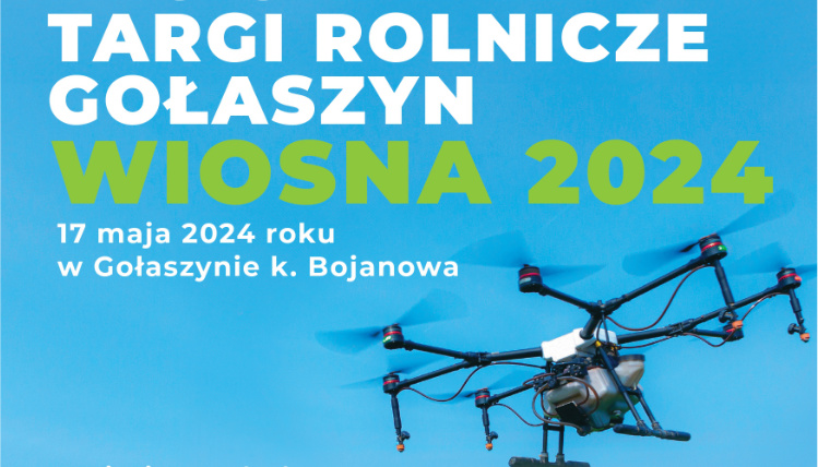fragment plakatu z dronem