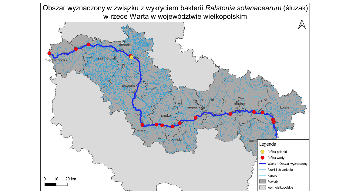 Mapa obszaru wyznaczonego
