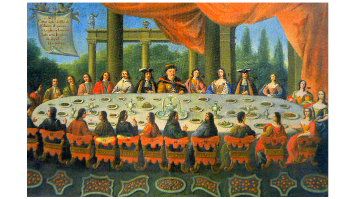 Ryc. 3. Uczta w Jaworowie Jana III Sobieskiego 