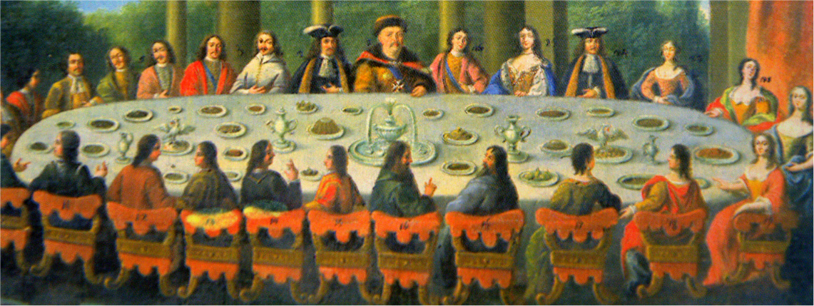 Obraz Uczta w Jaworowie Jana III Sobieskiego