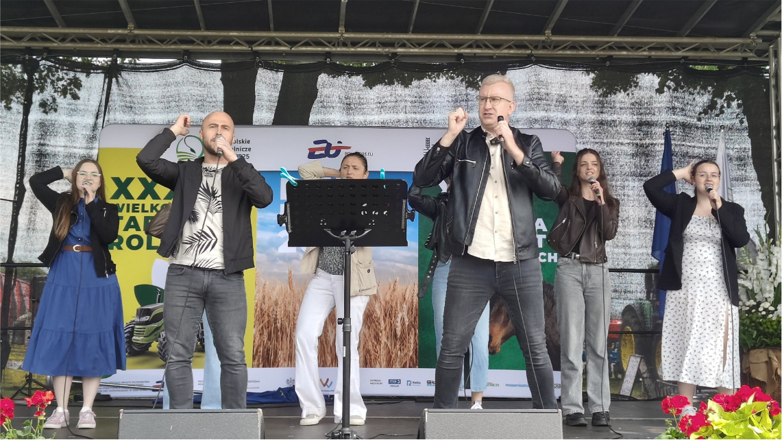 Zespół na scenie